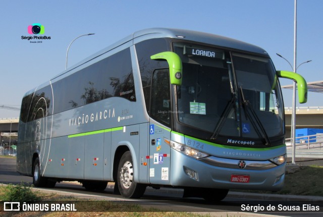 Viação Garcia 8124 na cidade de Campinas, São Paulo, Brasil, por Sérgio de Sousa Elias. ID da foto: 9329122.