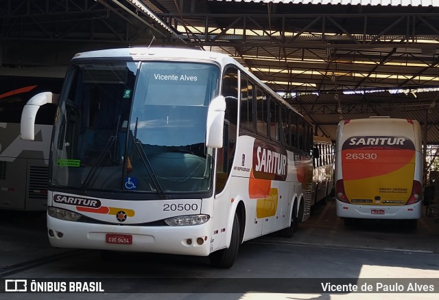 Saritur - Santa Rita Transporte Urbano e Rodoviário 20500 na cidade de Belo Horizonte, Minas Gerais, Brasil, por Vicente de Paulo Alves. ID da foto: 9329000.