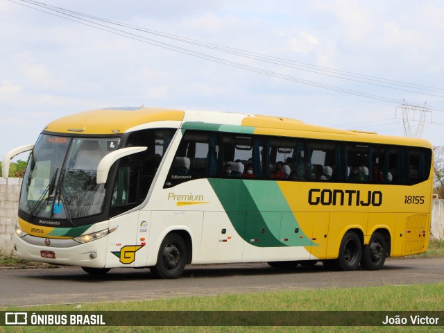 Empresa Gontijo de Transportes 18155 na cidade de Teresina, Piauí, Brasil, por João Victor. ID da foto: 9328644.