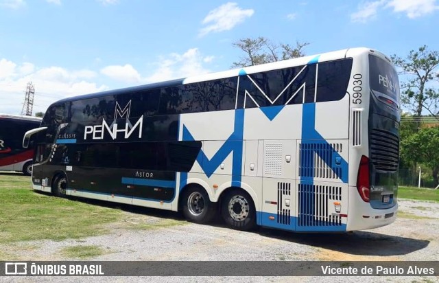 Empresa de Ônibus Nossa Senhora da Penha 59030 na cidade de Aparecida, São Paulo, Brasil, por Vicente de Paulo Alves. Número da foto: #9328972.