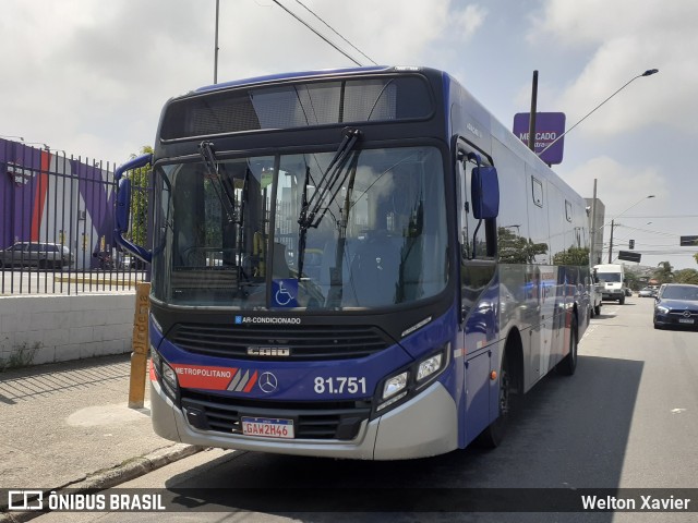 Next Mobilidade - ABC Sistema de Transporte 81.751 na cidade de Diadema, São Paulo, Brasil, por Welton Xavier. ID da foto: 9327914.