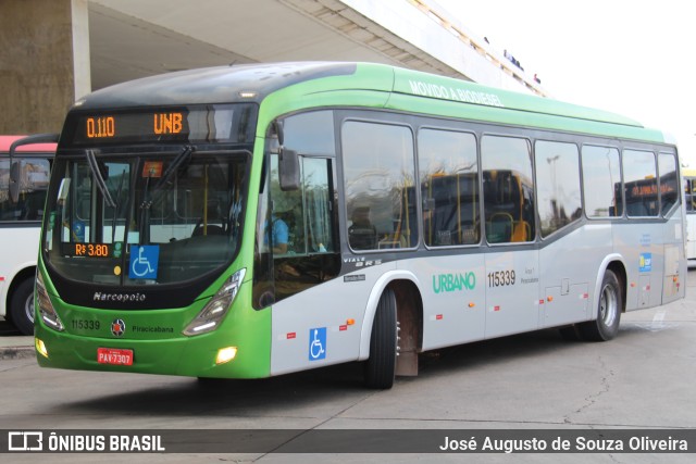Viação Piracicabana Distrito Federal 115339 na cidade de Brasília, Distrito Federal, Brasil, por José Augusto de Souza Oliveira. Número da foto: #9387697.