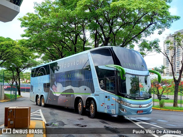 Viação Garcia 8644 na cidade de Franca, São Paulo, Brasil, por Paulo Vitor De Azevedo. ID da foto: 9387591.