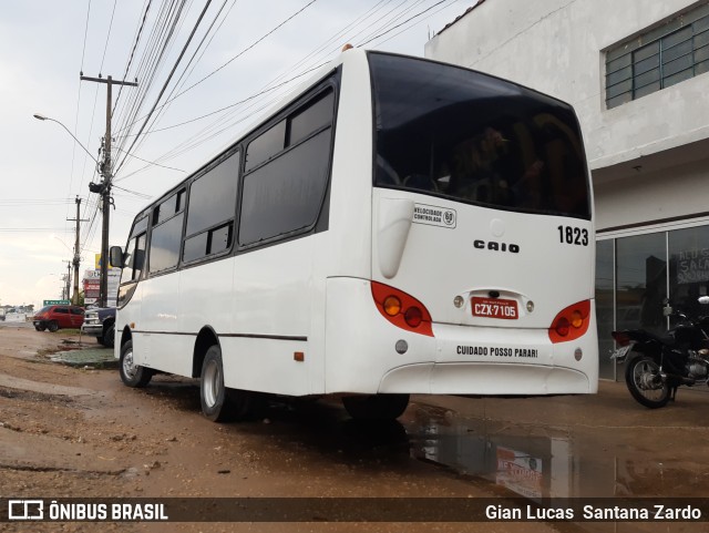 Transvida Transporte Coletivo 1823 na cidade de Ji-Paraná, Rondônia, Brasil, por Gian Lucas  Santana Zardo. ID da foto: 9388361.