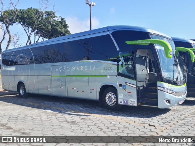Viação Garcia 82035 na cidade de Curitiba, Paraná, Brasil, por Netto Brandelik. Número da foto: #9388836.