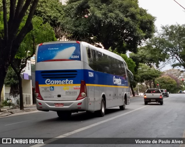 Viação Cometa 12284 na cidade de Belo Horizonte, Minas Gerais, Brasil, por Vicente de Paulo Alves. ID da foto: 9389349.