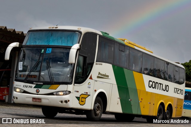 Empresa Gontijo de Transportes 17270 na cidade de Vitória da Conquista, Bahia, Brasil, por Marcos Andrade. ID da foto: 9389395.