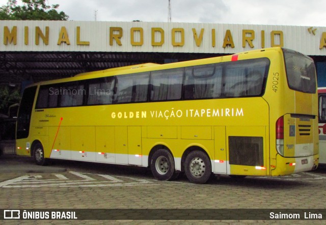 Viação Itapemirim 49025 na cidade de Iúna, Espírito Santo, Brasil, por Saimom  Lima. Número da foto: #9387745.