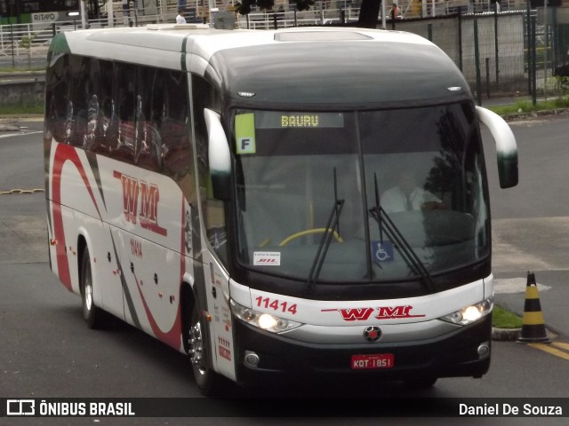 WM Turismo 11414 na cidade de Ribeirão Preto, São Paulo, Brasil, por Daniel De Souza. ID da foto: 9388538.