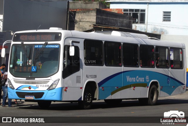 Auto Viação Vera Cruz - Belford Roxo RJ 112.039 na cidade de Belford Roxo, Rio de Janeiro, Brasil, por Lucas Alvim. ID da foto: 9387737.