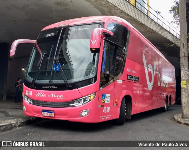 Buser Brasil Tecnologia 4200 na cidade de Belo Horizonte, Minas Gerais, Brasil, por Vicente de Paulo Alves. ID da foto: 9389377.