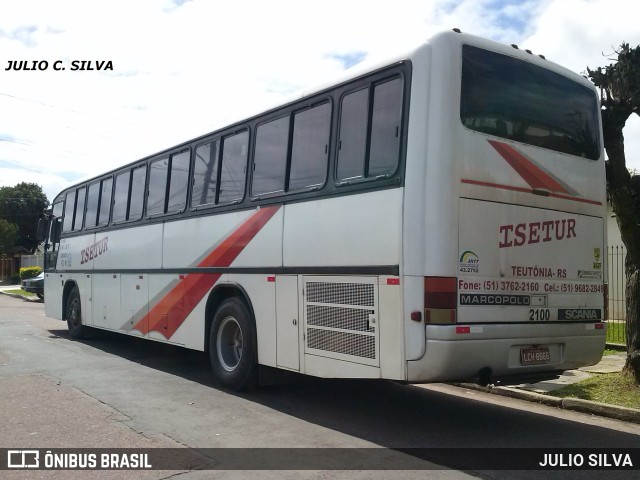 Isetur Transportes e Turismo 2100 na cidade de Esteio, Rio Grande do Sul, Brasil, por JULIO SILVA. ID da foto: 9389161.