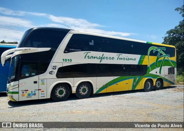 Transferro Turismo 1010 na cidade de Aparecida, São Paulo, Brasil, por Vicente de Paulo Alves. Número da foto: #9392420.
