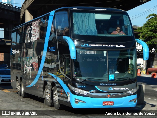 Empresa de Ônibus Nossa Senhora da Penha 54000 na cidade de Rio de Janeiro, Rio de Janeiro, Brasil, por André Luiz Gomes de Souza. ID da foto: 9391646.