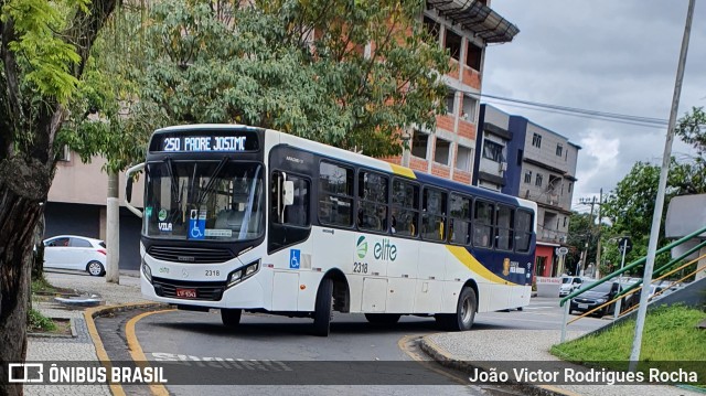 Viação Elite 2318 na cidade de Volta Redonda, Rio de Janeiro, Brasil, por João Victor Rodrigues Rocha. Número da foto: #9392454.