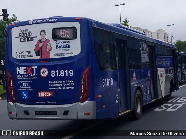 Next Mobilidade - ABC Sistema de Transporte 81.819 na cidade de São Bernardo do Campo, São Paulo, Brasil, por Marcos Souza De Oliveira. ID da foto: 9391142.