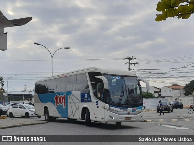 Auto Viação 1001 RJ 108.751 na cidade de Cabo Frio, Rio de Janeiro, Brasil, por Savio Luiz Neves Lisboa. ID da foto: 9389924.