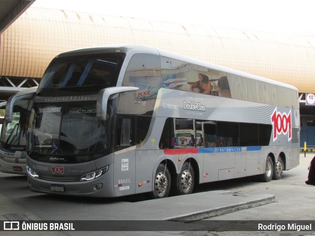 Auto Viação 1001 RJ 108.1143 na cidade de Rio de Janeiro, Rio de Janeiro, Brasil, por Rodrigo Miguel. Número da foto: #9392047.