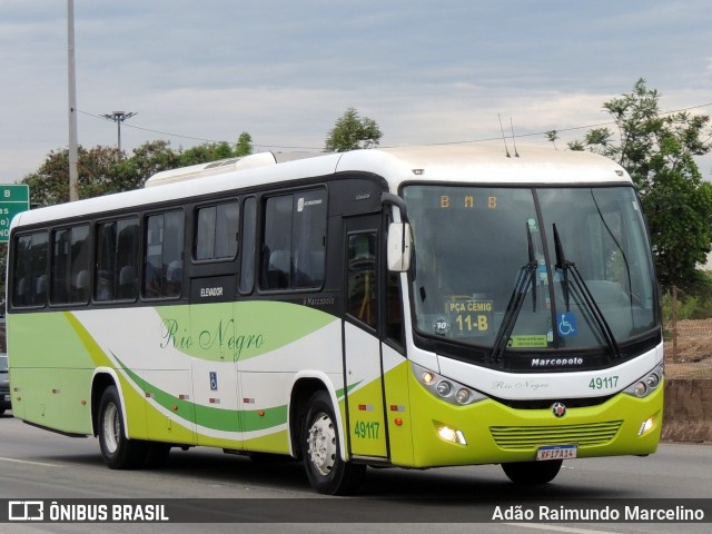 Rio Negro Fretamento e Turismo 49117 na cidade de Belo Horizonte, Minas Gerais, Brasil, por Adão Raimundo Marcelino. ID da foto: 9392009.