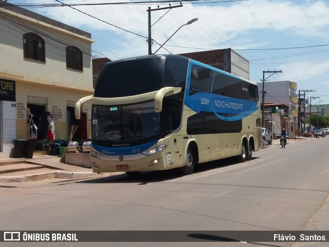 Viação Novo Horizonte 520811 na cidade de Barra da Estiva, Bahia, Brasil, por Flávio  Santos. Número da foto: #9392292.