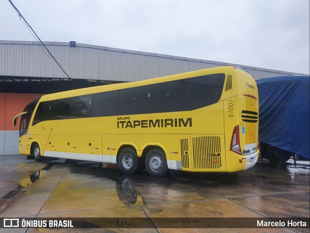 Viação Itapemirim 61001 na cidade de Rio de Janeiro, Rio de Janeiro, Brasil, por Marcelo Horta. Número da foto: #9390573.