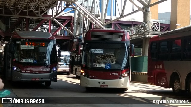 Viação Campo Belo 7 2107 na cidade de São Paulo, São Paulo, Brasil, por Asprilla Matheus. ID da foto: 9391688.