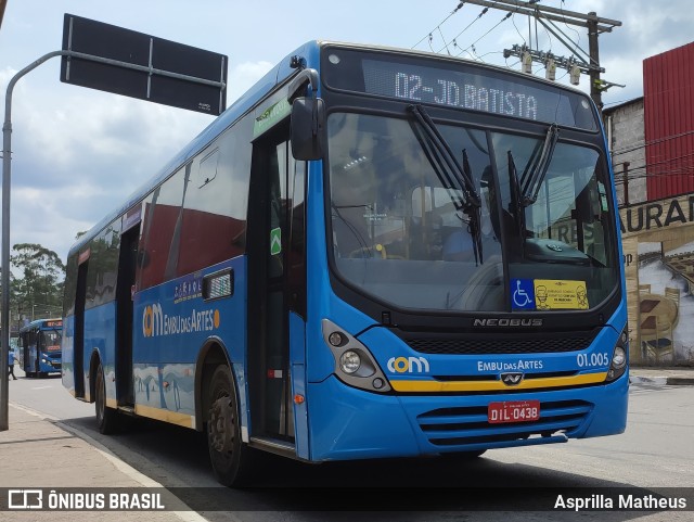 JTP Transportes - COM Embu das Artes 01.005 na cidade de Embu das Artes, São Paulo, Brasil, por Asprilla Matheus. ID da foto: 9391541.