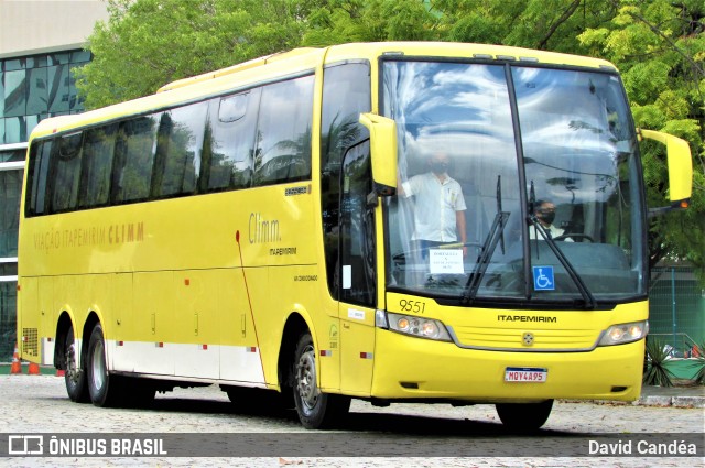 Viação Itapemirim 9551 na cidade de Fortaleza, Ceará, Brasil, por David Candéa. Número da foto: #9390747.