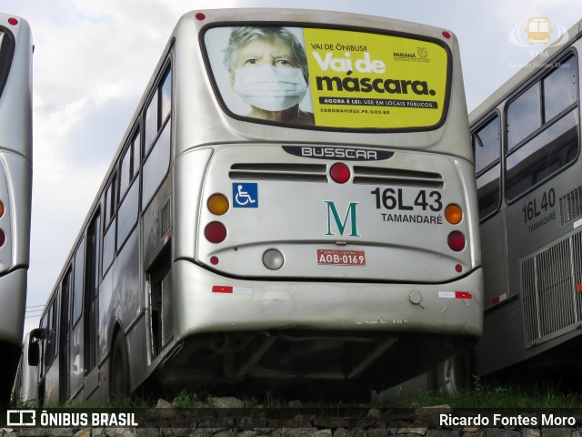 Viação Tamandaré 16L43 na cidade de Almirante Tamandaré, Paraná, Brasil, por Ricardo Fontes Moro. ID da foto: 9392247.