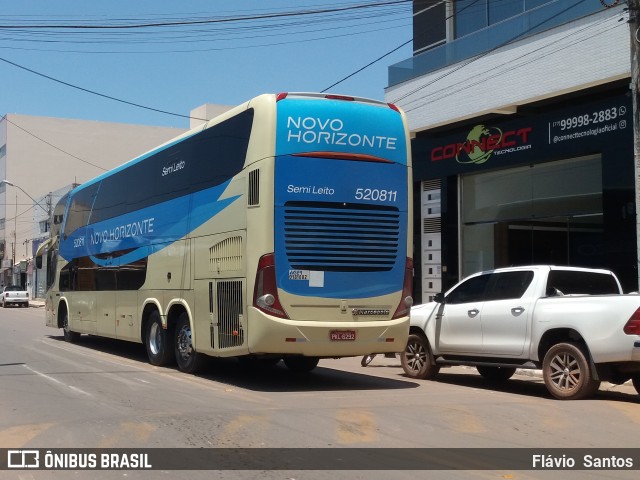 Viação Novo Horizonte 520811 na cidade de Barra da Estiva, Bahia, Brasil, por Flávio  Santos. Número da foto: #9392322.