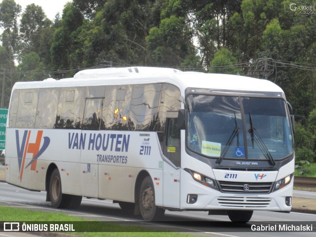 Van Houten Transportes 2111 na cidade de Ponta Grossa, Paraná, Brasil, por Gabriel Michalski. ID da foto: 9390642.