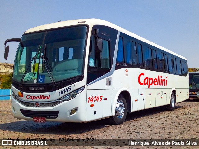 Transportes Capellini 14145 na cidade de Valinhos, São Paulo, Brasil, por Henrique Alves de Paula Silva. Número da foto: #9391858.
