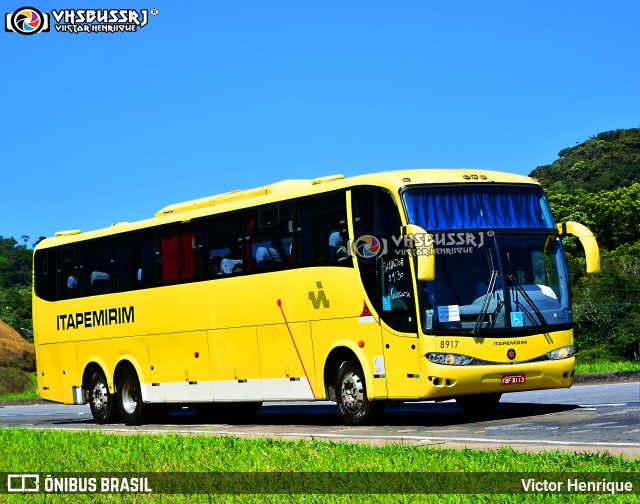 Viação Itapemirim 8917 na cidade de Petrópolis, Rio de Janeiro, Brasil, por Victor Henrique. ID da foto: 9391331.