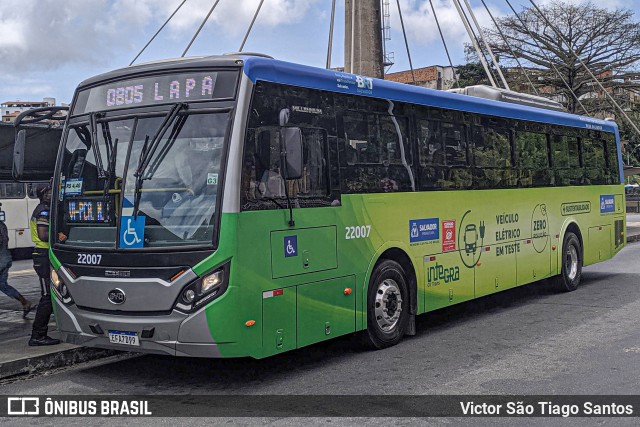 OT Trans - Ótima Salvador Transportes 22007 na cidade de Salvador, Bahia, Brasil, por Victor São Tiago Santos. ID da foto: 9389852.