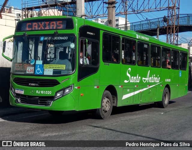 Transportes Santo Antônio RJ 161.020 na cidade de Duque de Caxias, Rio de Janeiro, Brasil, por Pedro Henrique Paes da Silva. ID da foto: 9389857.