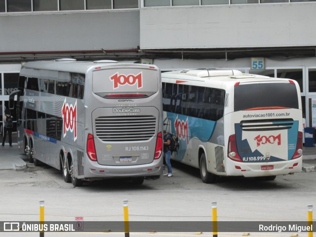Auto Viação 1001 RJ 108.1143 na cidade de Rio de Janeiro, Rio de Janeiro, Brasil, por Rodrigo Miguel. Número da foto: #9392061.