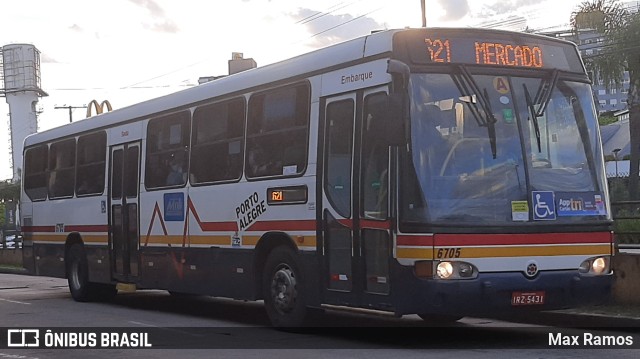 SOPAL - Sociedade de Ônibus Porto-Alegrense Ltda. 6705 na cidade de Porto Alegre, Rio Grande do Sul, Brasil, por Max Ramos. ID da foto: 9394009.