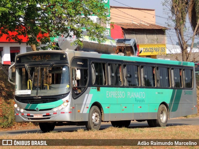 Expresso Planalto 541103 na cidade de Paracatu, Minas Gerais, Brasil, por Adão Raimundo Marcelino. ID da foto: 9394107.