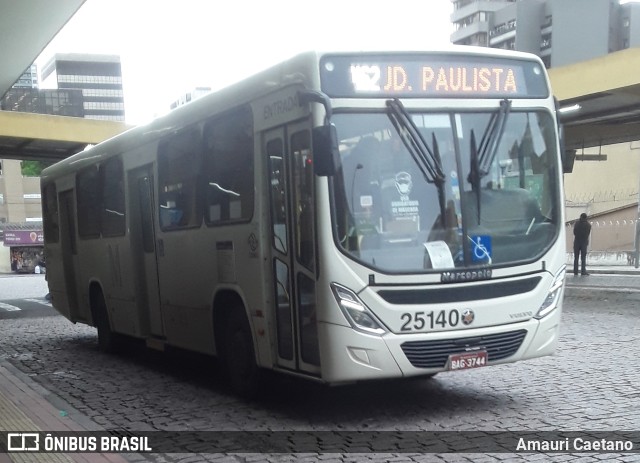 Viação Castelo Branco 25140 na cidade de Curitiba, Paraná, Brasil, por Amauri Caetano. ID da foto: 9393207.