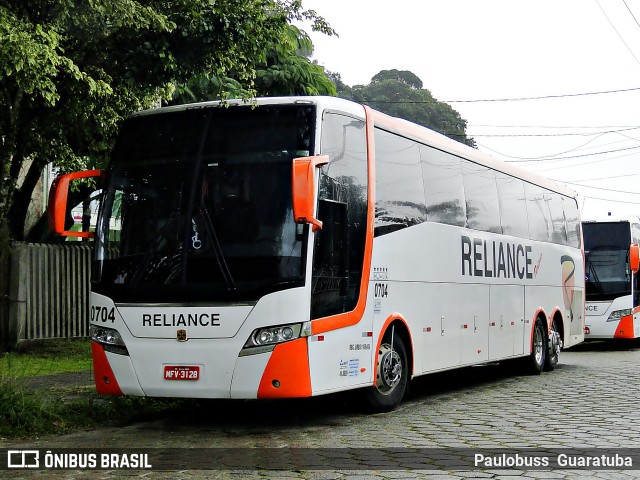 Reliance Transportes 0704 na cidade de Guaratuba, Paraná, Brasil, por Paulobuss  Guaratuba. Número da foto: #9393487.