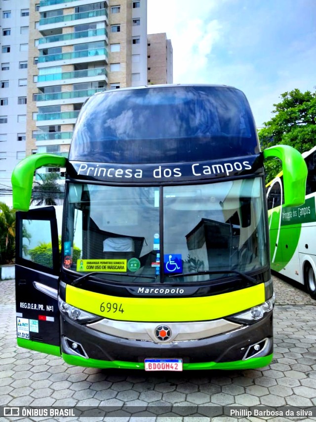 Expresso Princesa dos Campos 6994 na cidade de São Paulo, São Paulo, Brasil, por Phillip Barbosa da silva. ID da foto: 9392918.