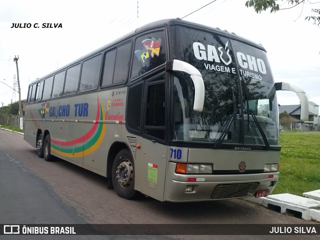 Gaúcho Tur Viagem e Turismo 710 na cidade de Esteio, Rio Grande do Sul, Brasil, por JULIO SILVA. ID da foto: 9395050.