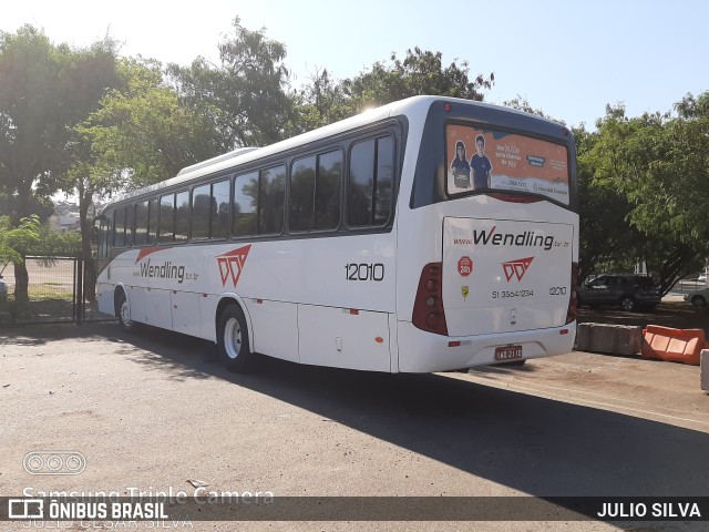 Wendling Transportes Coletivos 12010 na cidade de Novo Hamburgo, Rio Grande do Sul, Brasil, por JULIO SILVA. Número da foto: #9394944.