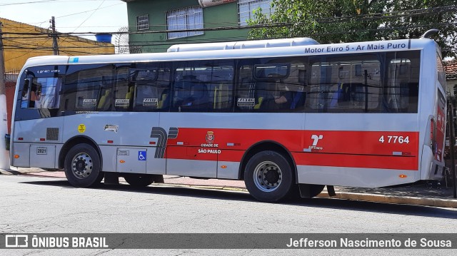 Pêssego Transportes 4 7764 na cidade de São Paulo, São Paulo, Brasil, por Jefferson Nascimento de Sousa. ID da foto: 9394825.