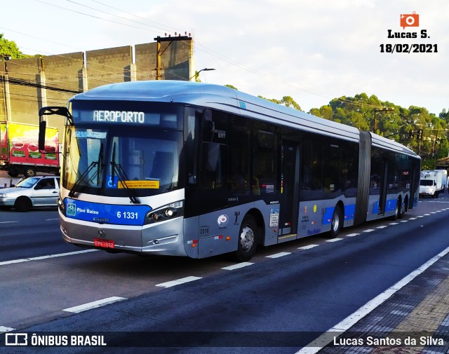 Viação Grajaú S.A. 6 1331 na cidade de São Paulo, São Paulo, Brasil, por Lucas Santos da Silva. Número da foto: #9394268.