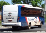 Viação Sete 015 na cidade de Teresina, Piauí, Brasil, por Felipe Rodrigues. Número da foto: #:id.