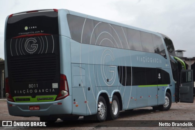 Viação Garcia 8011 na cidade de Curitiba, Paraná, Brasil, por Netto Brandelik. Número da foto: #9396423.