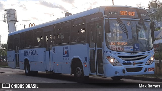 Transcal Sul Transportes Coletivos 24160 na cidade de Porto Alegre, Rio Grande do Sul, Brasil, por Max Ramos. Número da foto: #9396016.