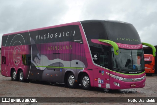 Viação Garcia 8715 na cidade de Curitiba, Paraná, Brasil, por Netto Brandelik. ID da foto: 9396545.