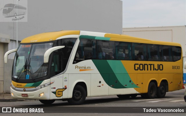 Empresa Gontijo de Transportes 18130 na cidade de Rio de Janeiro, Rio de Janeiro, Brasil, por Tadeu Vasconcelos. ID da foto: 9395609.